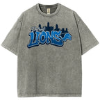 Detroit Lions Unisex Vintage Washed T-shirt