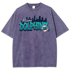 Miami Dolphins Unisex Vintage Washed T-shirt