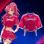 “Sailor Moon” Mesh Short-Sleeve Tube Top Set