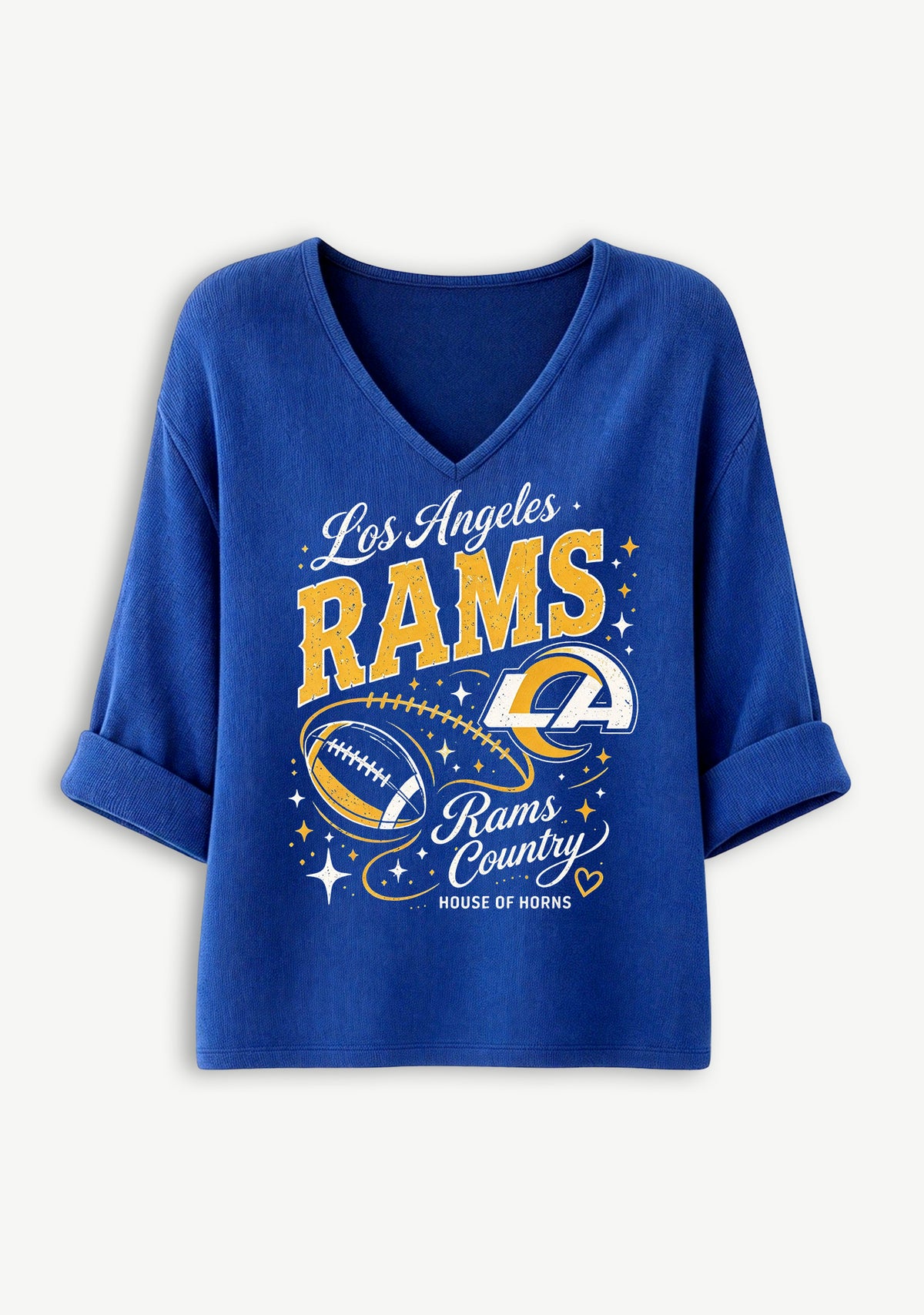 Women Los Angeles Rams Rams Country Graphic Long Sleeve Game Day Shirt