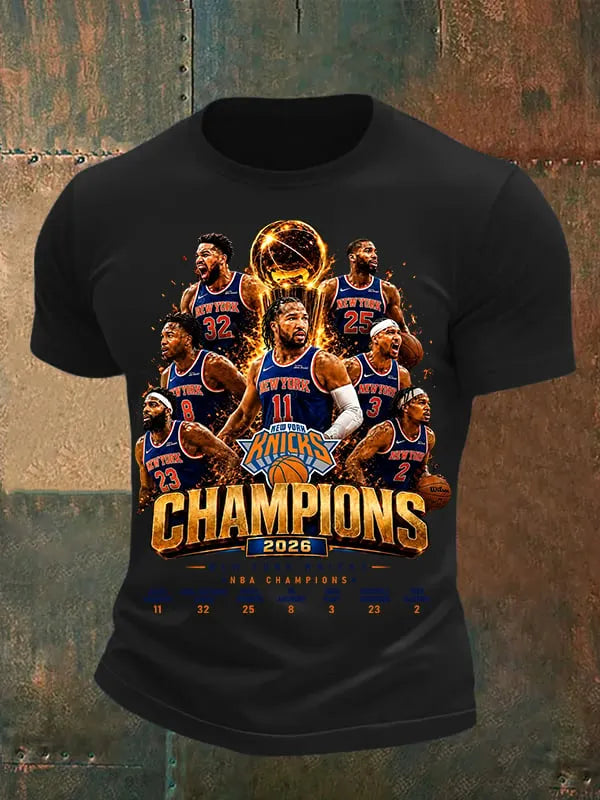 Men's New York Knicks Champions Team Roster T-shirt Main image