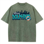 Miami Dolphins Unisex Vintage Washed T-shirt