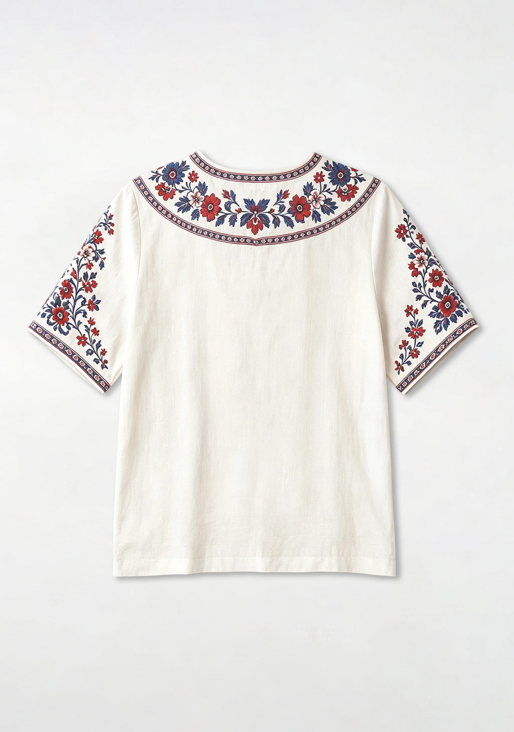 Boho Floral Featuring West Ham United V-Neck Blouse