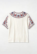 Boho Floral Featuring West Ham United V-Neck Blouse