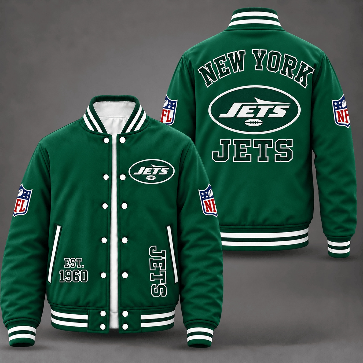 New York Jets Green Varsity Jacket