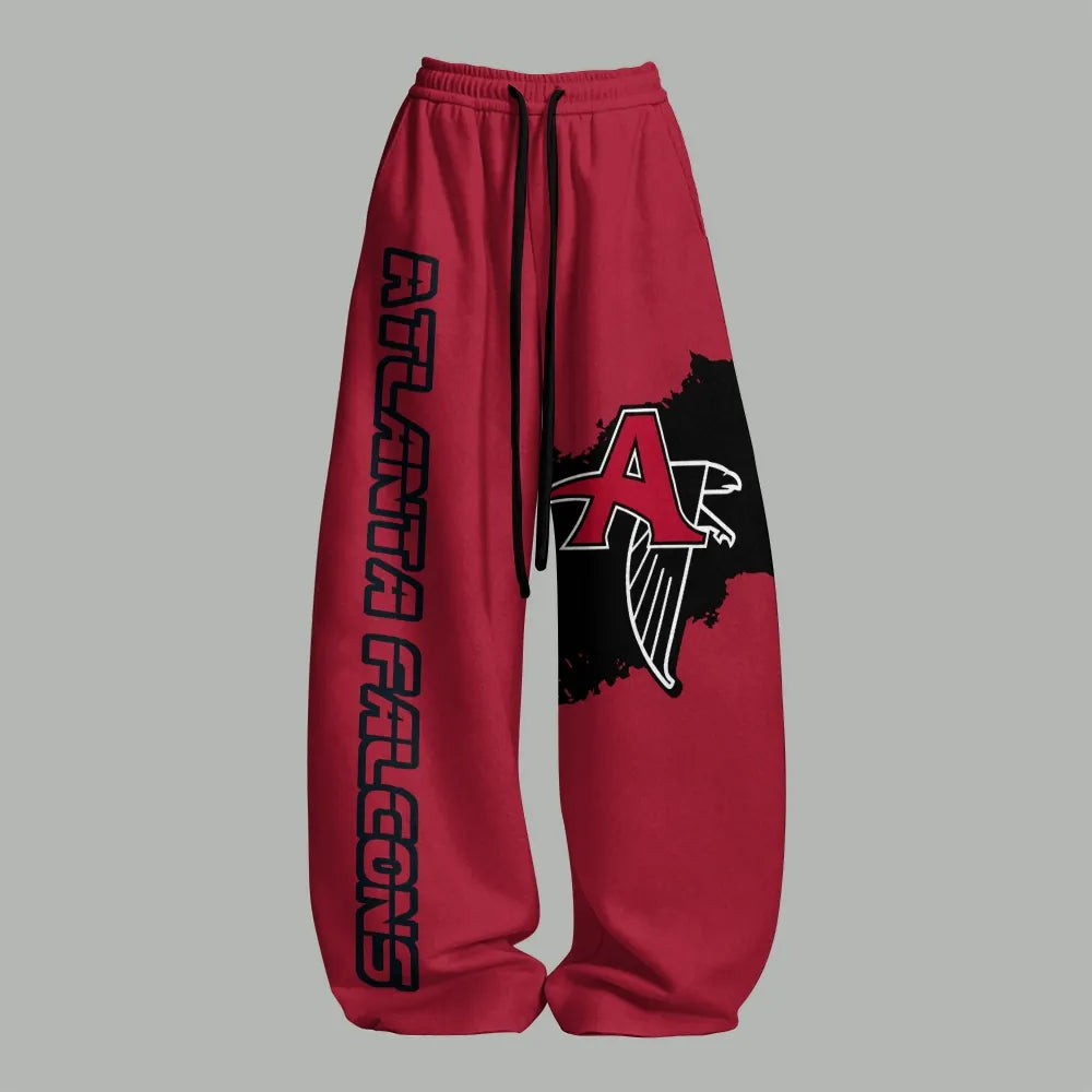 Atlanta Falcons Top & Elasticated Trousers Two-Piece Set | NFL