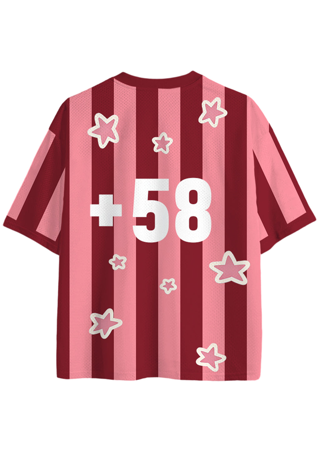 Retro Venezuela Star Striped Mesh Jersey Shirts