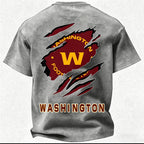 Washington Commanders Printed Unisex 100% Pure Cotton Washed T-Shirt