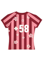 Retro Venezuela Star Striped Baby Tee