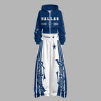 Dallas Cowboys Zip-up hooded jacket and elastic-waist pants set | NFL
