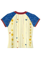 Colombia Daisy Butterfly Vine Striped Art Baby Tee