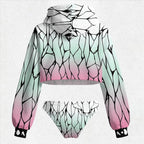 "Demon Slayer" Women's Hooded Thicken Suit Set