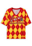 Women's Kansas City Chiefs Argyle #1 Fan Heart Helmet V-Neck T-Shirt