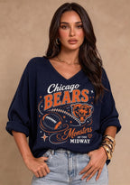 Women Chicago Bears Long Sleeve Game Day Shirt