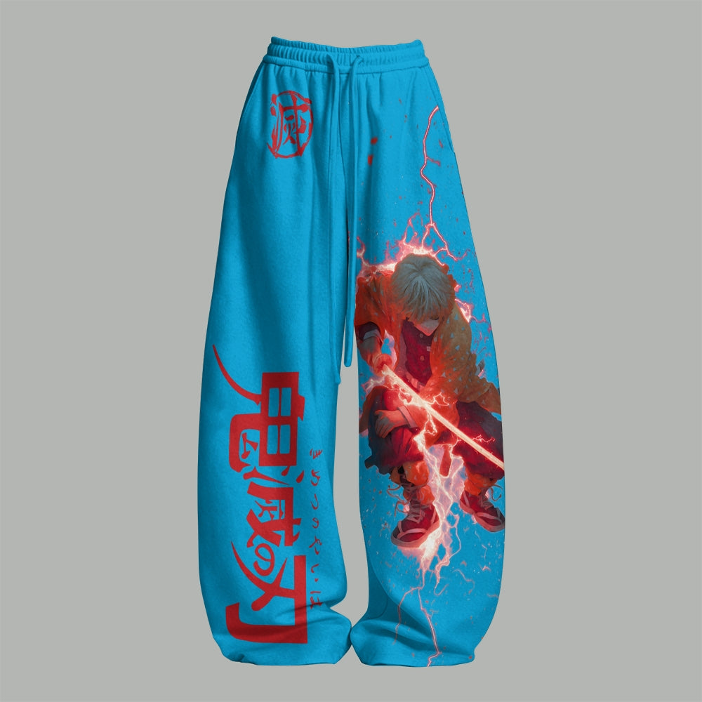 Demon Slayer Top & Elasticated Trousers Two-Piece Set