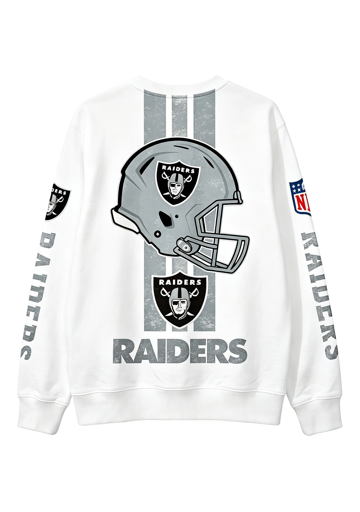 Las Vegas Raiders 1960 Football Helmet Graphic Crewneck Sweatshirt