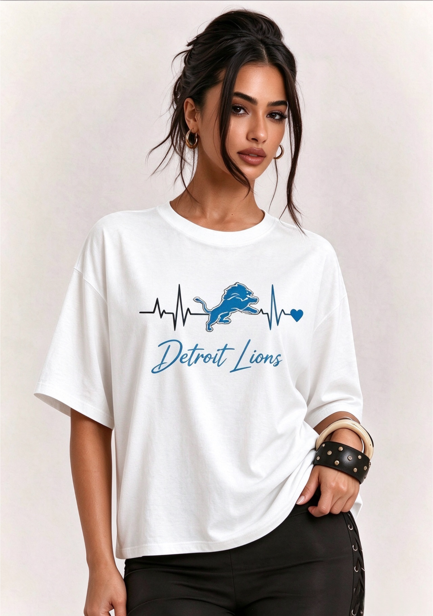 Women's Detroit Lions NFL Game Day Graphic T-Shirt Secondary image