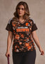 Women's Cleveland Browns Floral V-Neck T Shirt