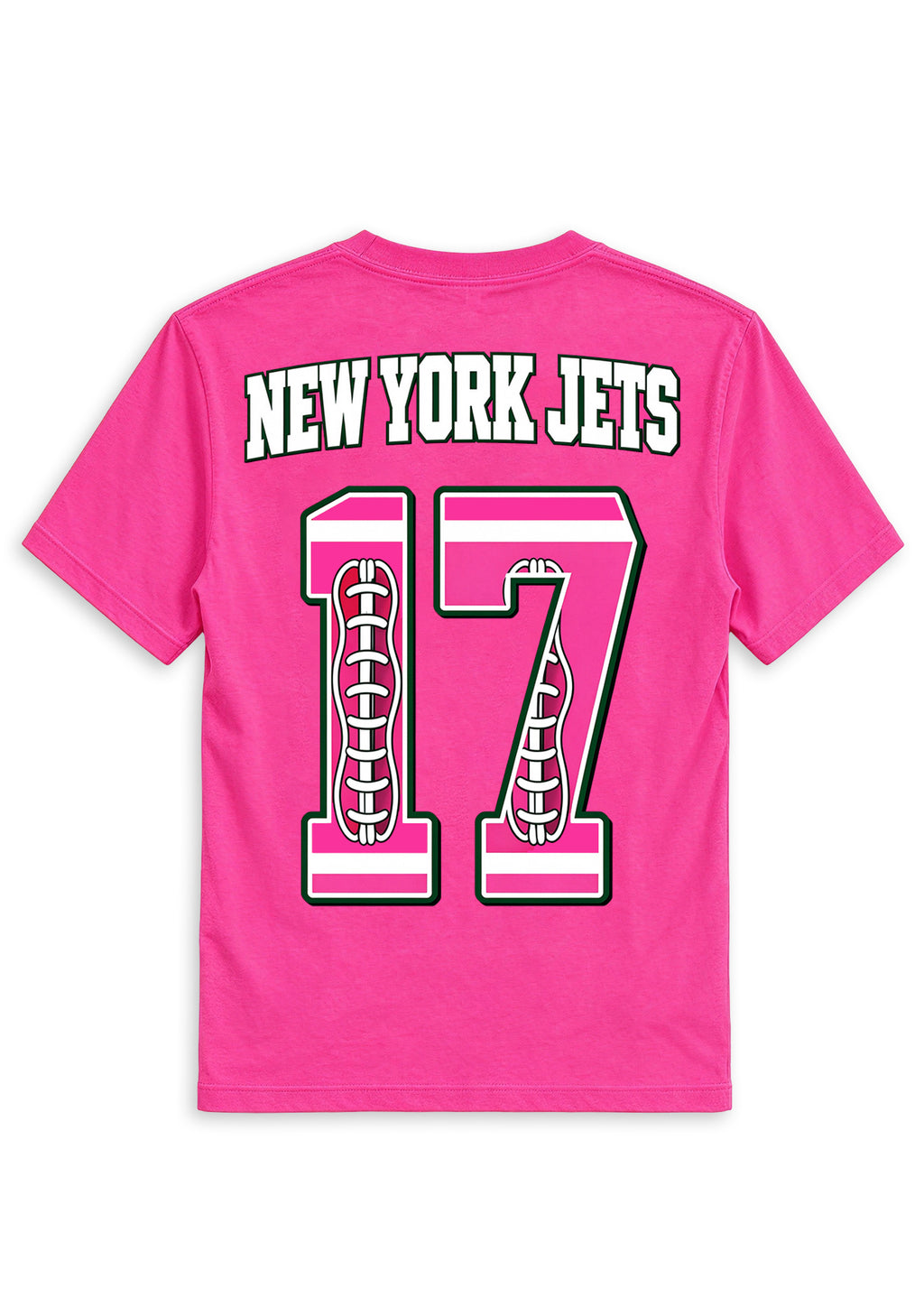 New York Jets Pink Out Tackle Breast Cancer Awareness V-Neck T-Shirt