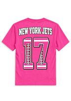 New York Jets Pink Out Tackle Breast Cancer Awareness V-Neck T-Shirt