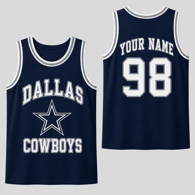 Custom Dallas Cowboys Personalized Tank Jersey Main image