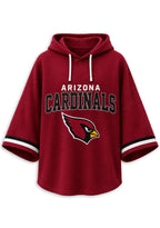 Women’s Arizona Cardinals 3/4 Dolman Sleeve Hoodie