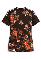 Women's Cleveland Browns Floral V-Neck T Shirt