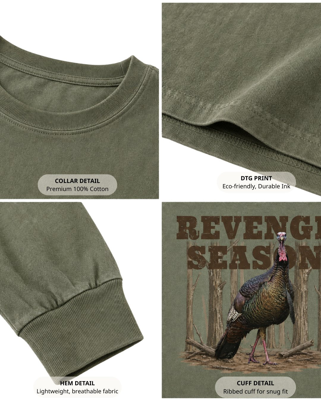 Revenge Season Wild Turkey Long-sleeve Secondary image