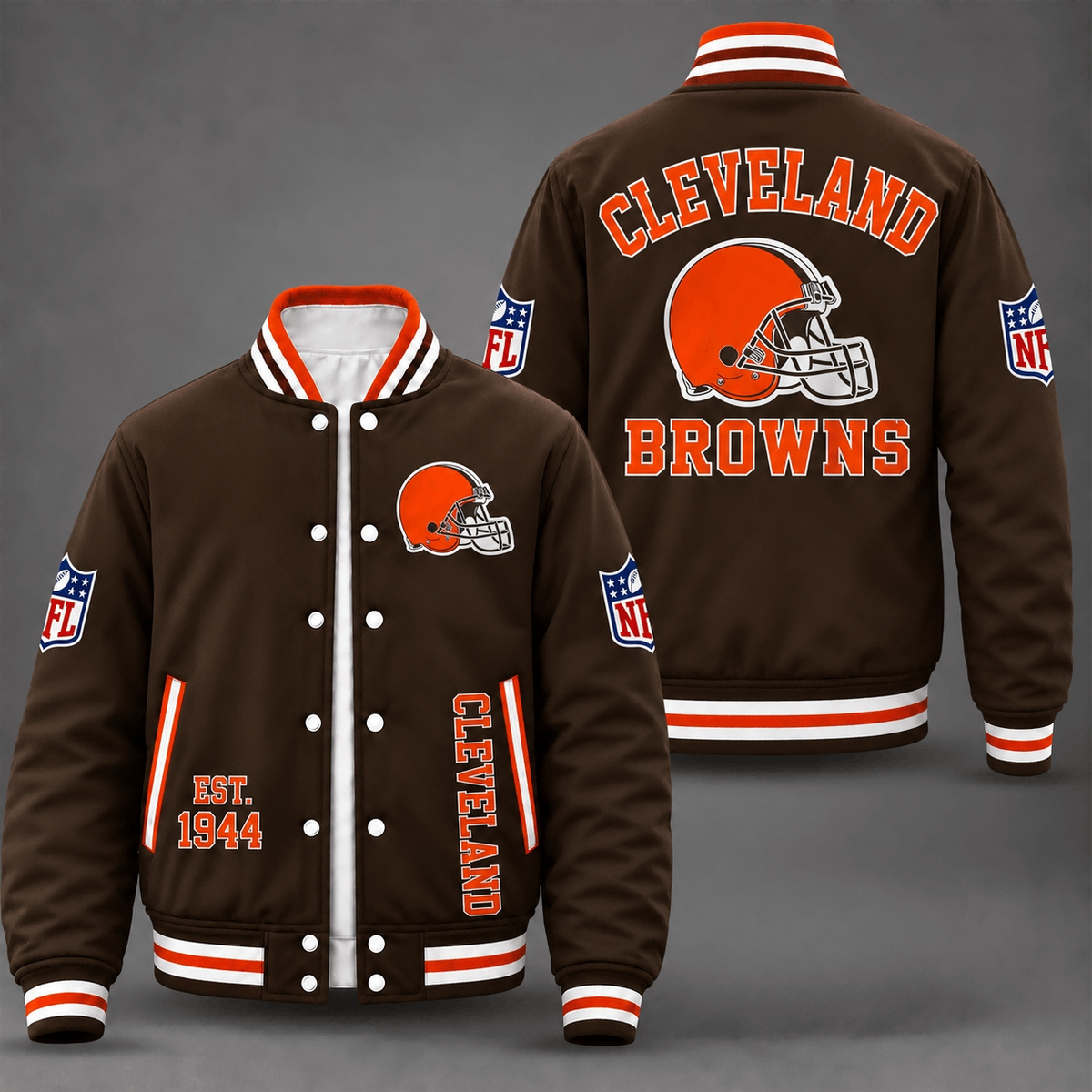 Cleveland Browns Brown Varsity Jacket
