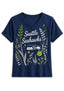 Women's Seattle Seahawks Wildflower Graphic V-Neck Raglan Rolled T-Shirt