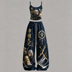 Demon Slayer Top & Elasticated Trousers Two-Piece Set