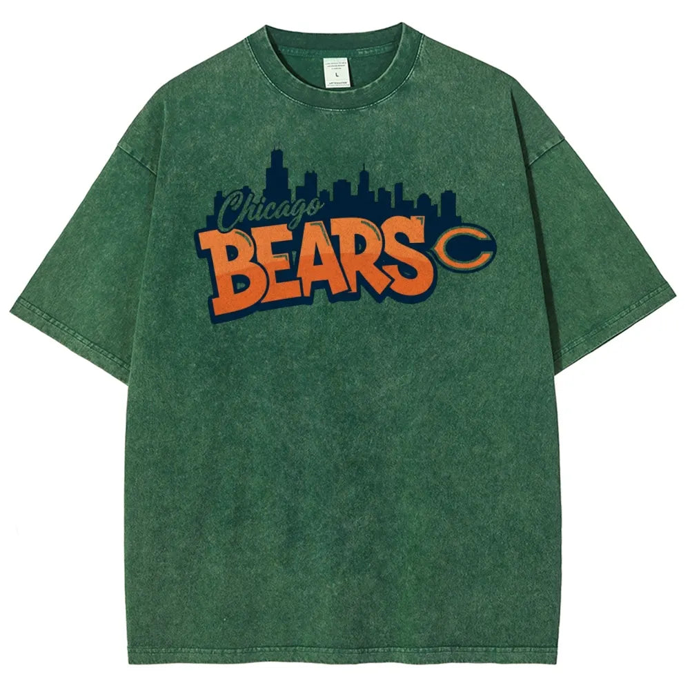 Chicago Bears Unisex Vintage Washed T-shirt