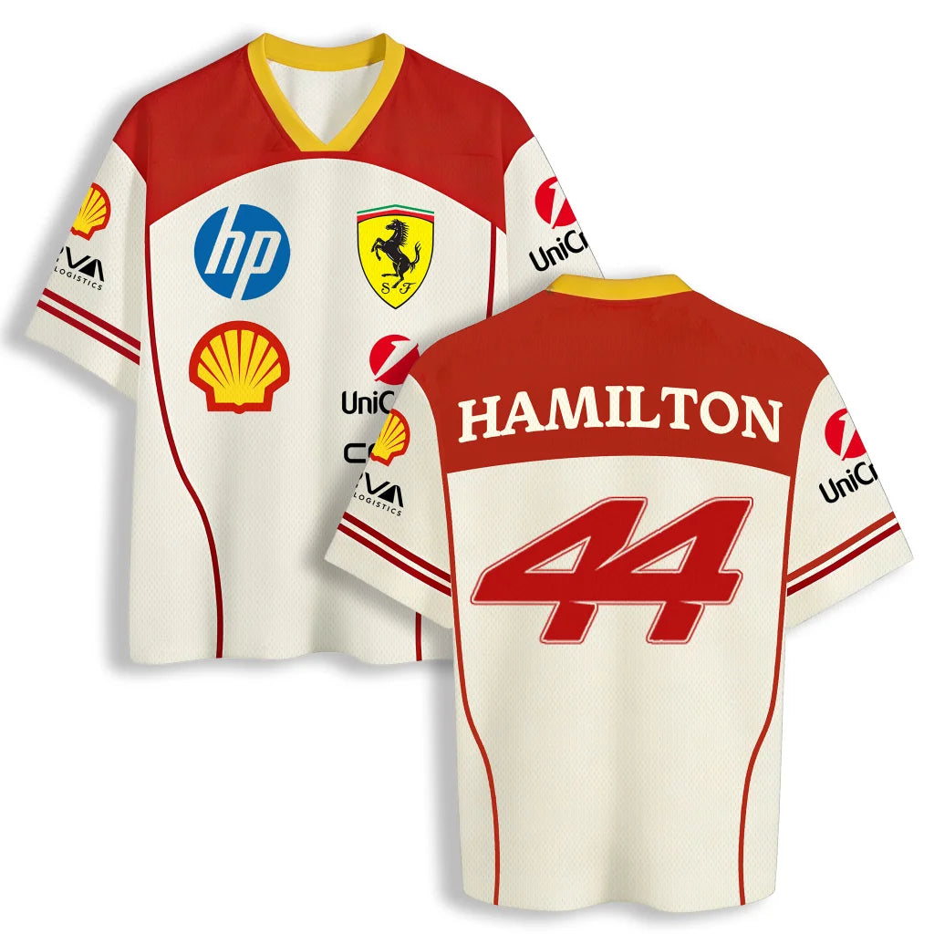 2026 Ferrari F1 Lewis Hamilton 44 Mesh Jersey