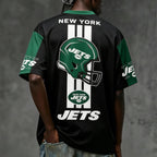 New York Jets Retro Helmet Graphic Jersey Shirts