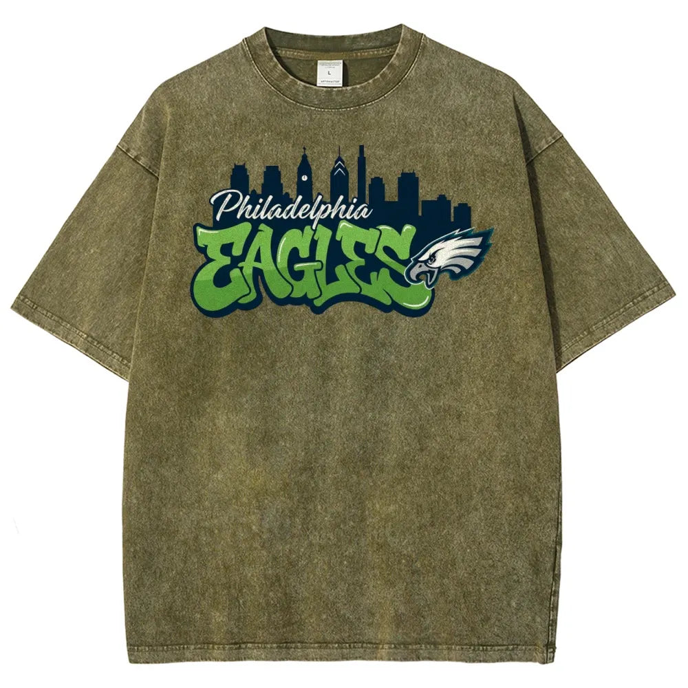 Philadelphia Eagles Unisex Vintage Washed T-shirt