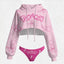 Pokémon Women's Cropped Hoodie & Thong Sets