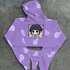 NARUTO Women's Hooded Thicken Suit Set