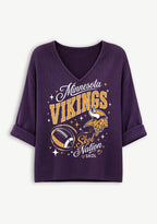 Women Minnesota Vikings Long Sleeve Game Day Shirt