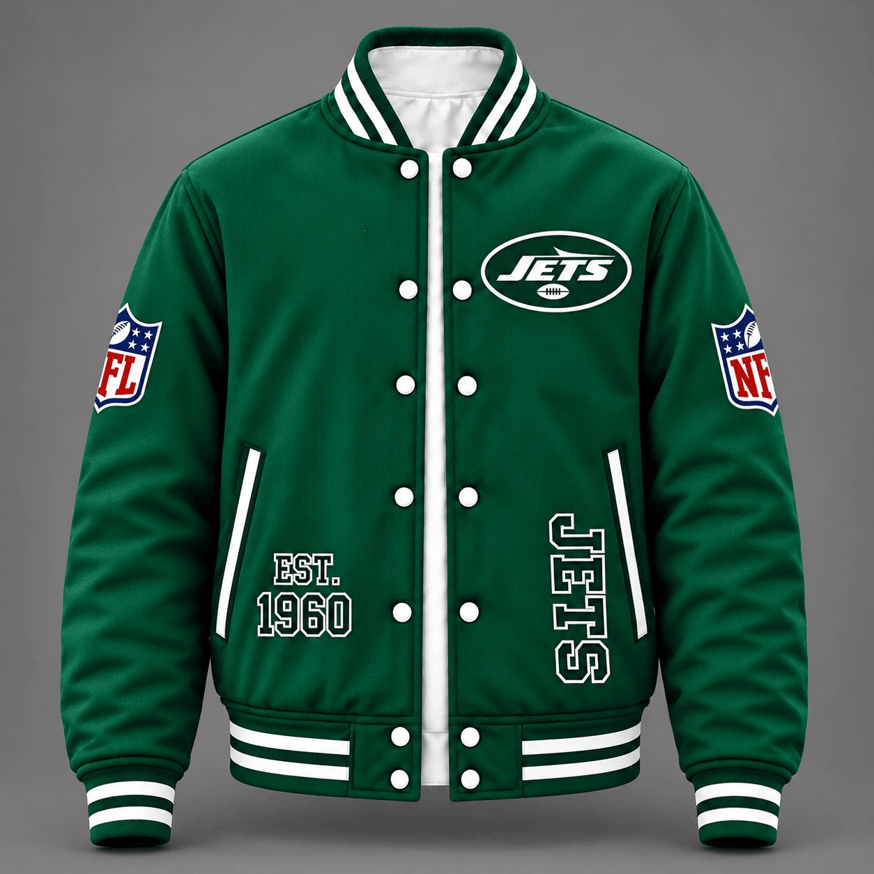 New York Jets Green Varsity Jacket Secondary image