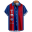 Texas Rangers Split Color Striped Texas Pride Hawaiian Shirt