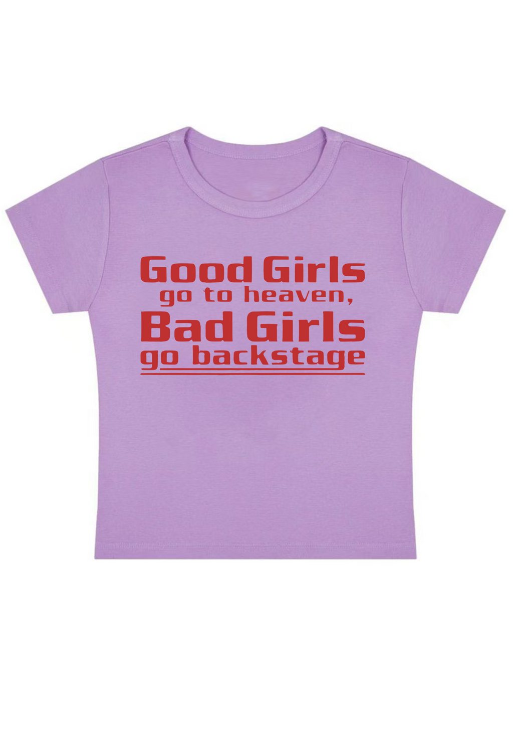 Good Girls Go To Heaven Y2K Baby Tee