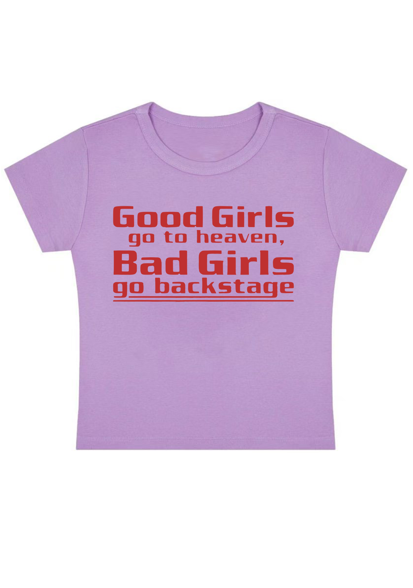 Good Girls Go To Heaven Y2K Baby Tee