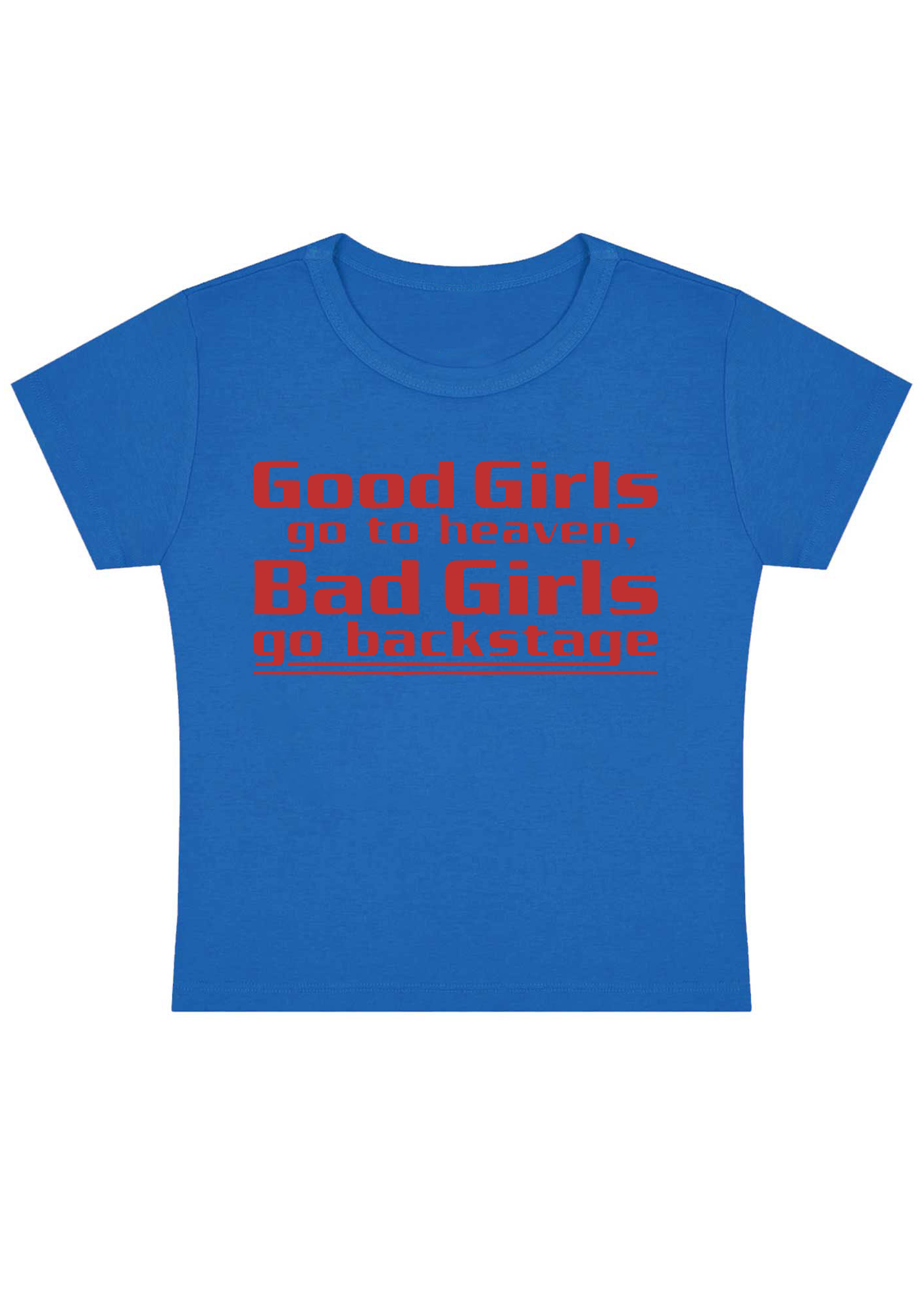 Good Girls Go To Heaven Y2K Baby Tee