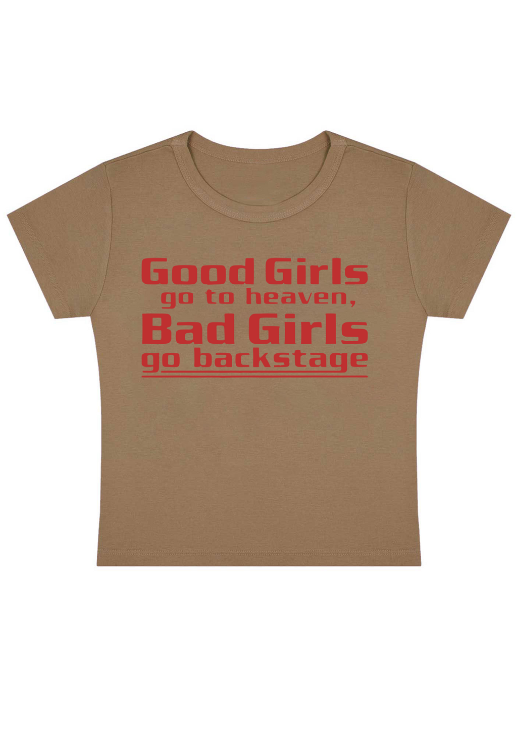Good Girls Go To Heaven Y2K Baby Tee