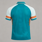 Miami Dolphins Graphic Raglan Polo Shirt