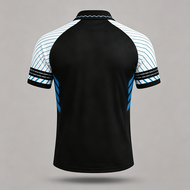 Carolina Panthers Graphic Raglan Polo Shirt