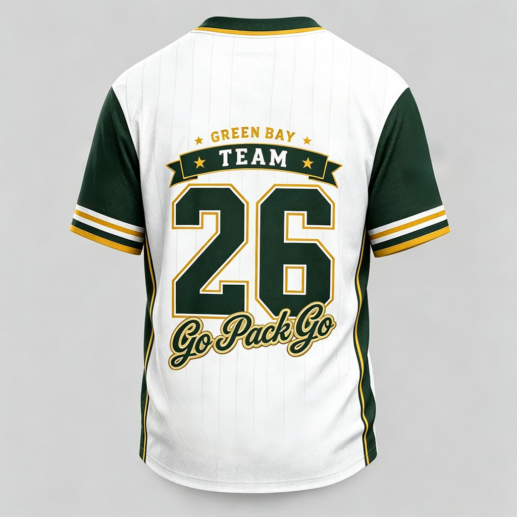 Green Bay Packers | Premium NFL Legacy Pride V-Neck Jersey