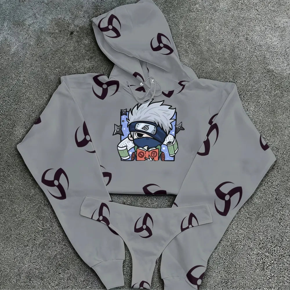 NARUTO Women's Hooded Thicken Suit Set