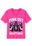 Minnesota Vikings Pink Out Tackle Breast Cancer Awareness V-Neck T-Shirt