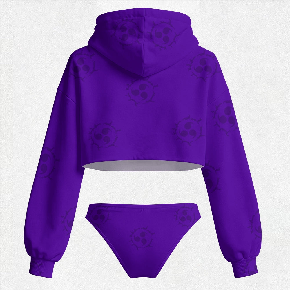 NARUTO Women's Hooded Thicken Suit Set